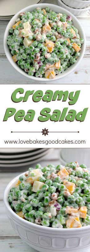 Creamy Pea Salad, Bacon Pea Salad, Low Carb Veggie, Pea Salad Recipes, Creamy Peas, Salad Kale, Family Fresh Meals, Miracle Whip, Pea Salad