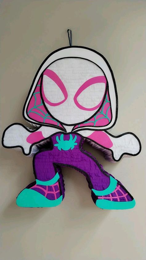 Gwen Spiderman, Spiderman Girl, Spider Cake, Spiderman Theme, Spiderman Birthday Party, Mickey Mouse Clubhouse Birthday, Spiderman Party, Girl Birthday Themes, Spider Girl