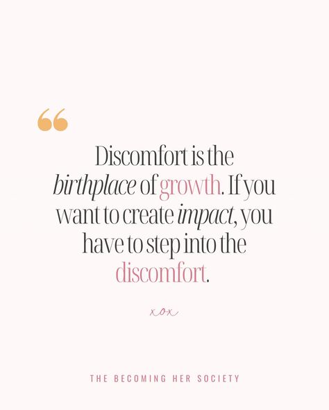 Here’s the truth… If you want to change your life and make an impact, you have to get comfortable with being uncomfortable! Ask yourself honestly…how many times have you found yourself giving up or feeling “stuck” just when you’re on the verge of that growth you’ve been working towards?! It’s time to change that. Are you ready?! #mumsinbusiness #stayathomemumuk #mumsinbusinessuk #mumpreneur #beyourownboss #businessownerlife #entreprenuerlifestyle #mamamadebusiness #mindsetiseverythi... Get Comfortable With Being Uncomfortable, Comfortable With Being Uncomfortable, Youve Been, Make An Impact, Ask Yourself, The Verge, Feeling Stuck, Be Your Own Boss, You Gave Up