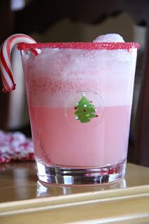 Candy Cane Cocktail Recipe, Best Christmas Desserts, Homemade Food Gifts, Christmas Food Gifts, Holiday Goodies, Punch Recipes, Silver Bells, Homemade Christmas Gifts, Holiday Drinks