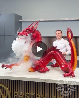 7.4M views · 231K reactions | CHOCOLATE CHINESE DRAGON! | I want to wish everybody a Happy Lunar New Year!! Dragons are my favorite topic for chocolate sculptures, I was waiting patiently for the year of dragon... | By Amaury Guichon | Facebook Chocolate Dragon Sculpture, Chocolate Dragon, Amaury Guichon, Year Of Dragon, Chocolate Sculptures, Waiting Patiently, Happy Lunar New Year, Dragon Sculpture, Chocolate Art