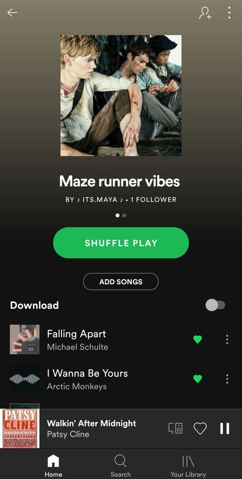 Dystopian Playlist, Maze Runner Book Cover, The Maze Runner Poster Polaroid, Maze Runner Playlist Songs, Movies Like Maze Runner, Playlists Spotify, Spotify Playlist Covers, Patsy Cline, Music Playlists