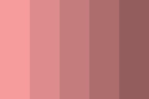 Rosie Rush color palette Old Rose Color, Nude Color Palette, Blush Color Palette, Rose Gold Wedding Decor, Dull Colors, Pink Palette, Romantic Colors, Color Palette Pink, Color Palate