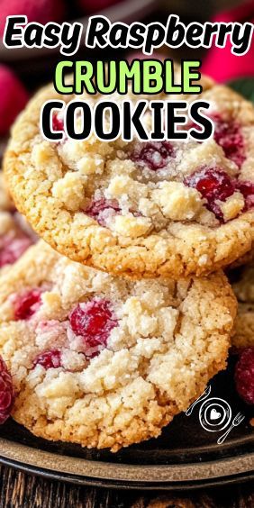 If you’re a fan of fruity desserts and crave something sweet and simple, these Easy Raspberry Crumble Cookies are the perfect treat for you. Combining the tartness of fresh raspberries… Fresh Raspberry Desserts, Raspberry Crumble Cookies, Raspberry Cookie Bars, Raspberry Cookie Recipes, Carrot Cake Cheesecake Recipe, Raspberry Crumble Bars, Crumble Cookie Recipe, Peach Pound Cakes, Crumble Cookies