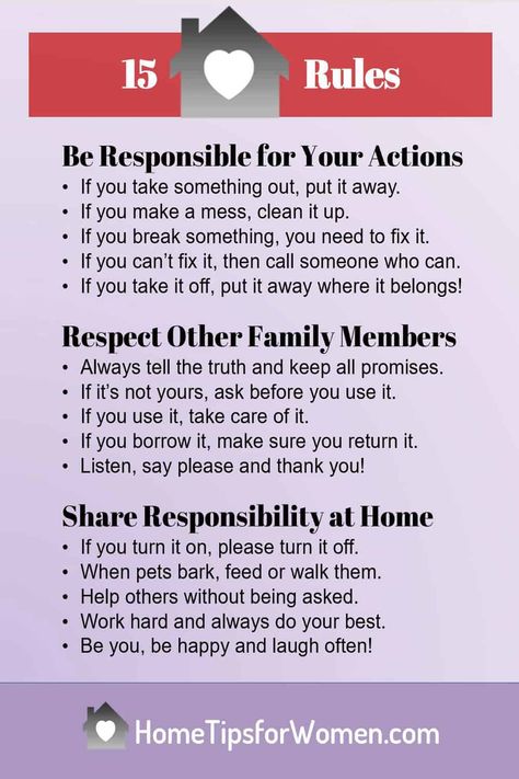 As adults we know the rules but how do we teach them? By creating house rules for your kids (everyone really), you communicate & reinforce the behavior that removes stress from day-to-day living. Kids House Rules, Christian Family Rules, Family Rules Printable, Family Communication, Rules For Kids, Parenting Knowledge, Smart Parenting, Family Rules, Home Tips