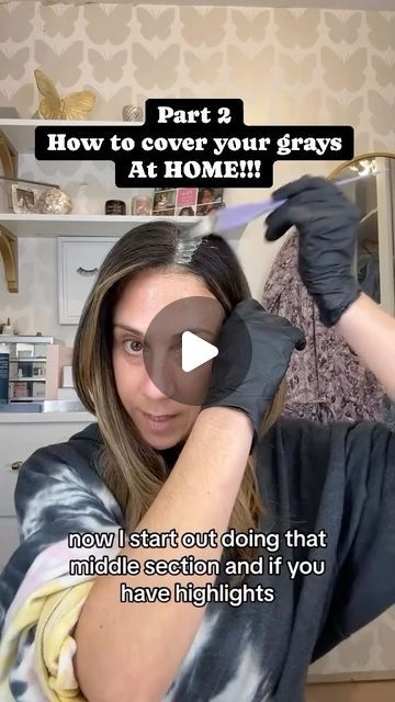 Daniella Britt on Instagram: "Part 2!  How to color your hair at home without using drugstore box color   #hair #hairstylist #haircolor #hairtutorial" How To Dye Highlights At Home, Balayage Hair At Home Diy, How To Color Your Hair At Home, At Home Coloring Hair, Box Blonde Hair Color At Home, Box Color Hair, Removing Color From Hair, How To Do Highlights At Home Diy, How To Box Dye Your Hair At Home