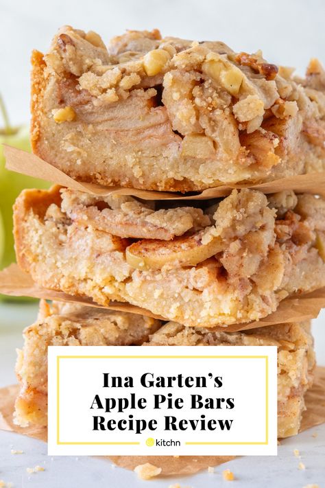 This recipe for apple pie bars produced a buttery, flaky crust topped with plenty of flavorful apples. Apple Pie Squares Recipe, Ina Garten Apple Pie, Can You Freeze Apples, Apple Pie Bars Easy, Recipe For Apple Pie, Apple Pie Bars Recipe, Making Apple Pie, Famous Desserts, Freezing Apples