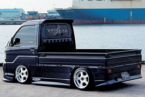 Honda Truck, Kei Van, Honda Acty, Mini Trucks 4x4, Kei Truck, Kei Cars, Daihatsu Terios, Lowrider Trucks, Dropped Trucks