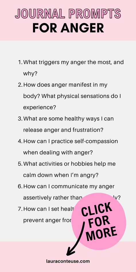 a pin that says in a large font Journal Prompts for Anger Anger Prompts, Anger Journal, Anger Journal Prompts, Journaling Prompts For Anger, Anger Affirmations, Journal Prompts When Angry, Anger Issues Prompts, Healing Journal Prompts, Anger Management Journal Prompts