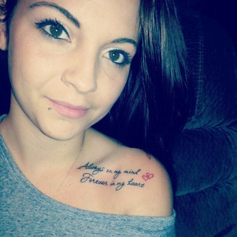 Wife Tattoos, Storm Tattoo, Meaning Tattoos, Font Ideas, Feel Happier, Forever In My Heart, Memorial Tattoo, Memorial Tattoos, Always On My Mind