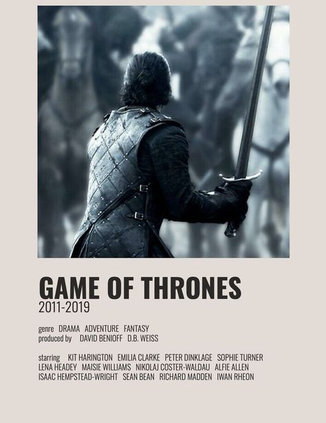 game of thrones minimalist poster Game Of Thrones Minimalist, Movies Collage, Isaac Hempstead Wright, Iwan Rheon, Alfie Allen, Game Of Thrones Poster, David Benioff, Movie Collage, Game Of Thrones Tv