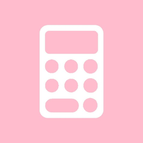 Aesthetic Icons For Apps Pink Phone, Pink Calculator, Calculator App Icon, App Icons Pink, Calculator Icon, Pastel Pink Icons:), Iphone Wallpaper Blur, Pink Wallpaper Hello Kitty, Iphone Logo