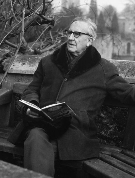 J.R.R. Tolkien (1892 – 1973) was an English writer, poet, philologist, and…                                                                                                                                                                                 More J.r.r. Tolkien, Fantasy Words, Very Important Person, People Reading, English Writers, J R R Tolkien, Writers And Poets, Book Writer, Famous Authors