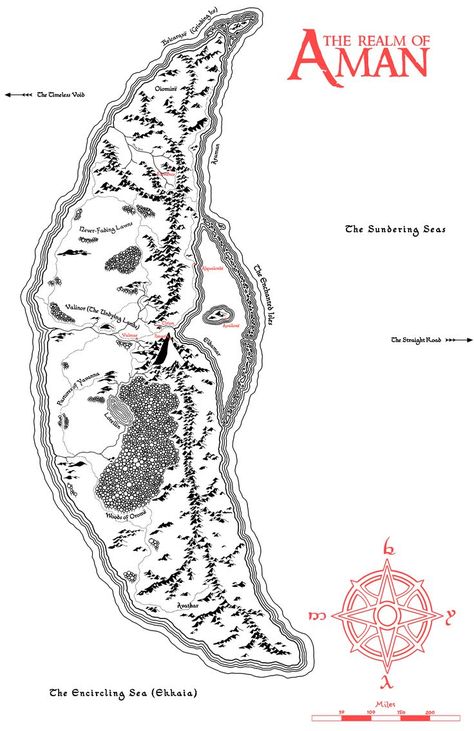 a Tolkien style map of Valinor and the surrounding lands, with additions of secondary locations to faithfully recreate the Undying Lands in a realistic manor.(made by NelmanBlack) Valinor Tolkien, Map Of Lord Of The Rings, Tolkien Style Map, Lotr Map, Valinor Map, Silmarillion Map, Lord Of The Ring Maps, Tolkien Map, Lord Of The Rings Map Middle Earth