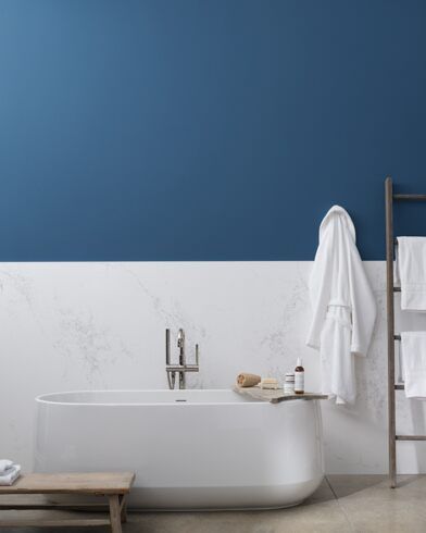 New York State of Mind 805 | Benjamin Moore Jewel Tone Paint Colors, Paint Color Swatches, Benjamin Moore Blue, Dusty Gray, Blue Bayou, Blue Paint Colors, Benjamin Moore Colors, Benjamin Moore Paint, Gray Tones