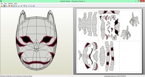 [LINK]: www.mediafire.com/download/1bb… Mascara Anbu, Kakashi Anbu Mask, Origami Naruto, Kakashi No Mask, Paper Mask Diy, Anbu Mask, Mask Papercraft, Paper Mask Template, Kakashi Anbu