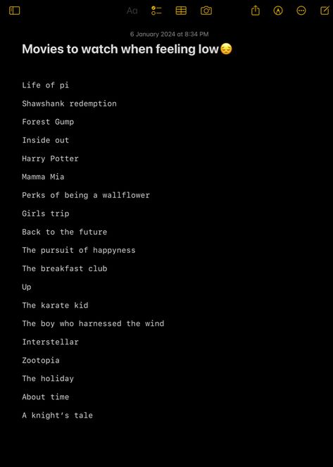 These movies can make you feel better .hope this helps😊 Movies To Feel Something, Calm Movies To Watch, Movies To Watch 2024, Movies To Watch When You Feel Lost, Movies That Make You Think, Movies To Watch When Sick, Best Cinematography Movies, Best English Movies, Best Motivational Movies