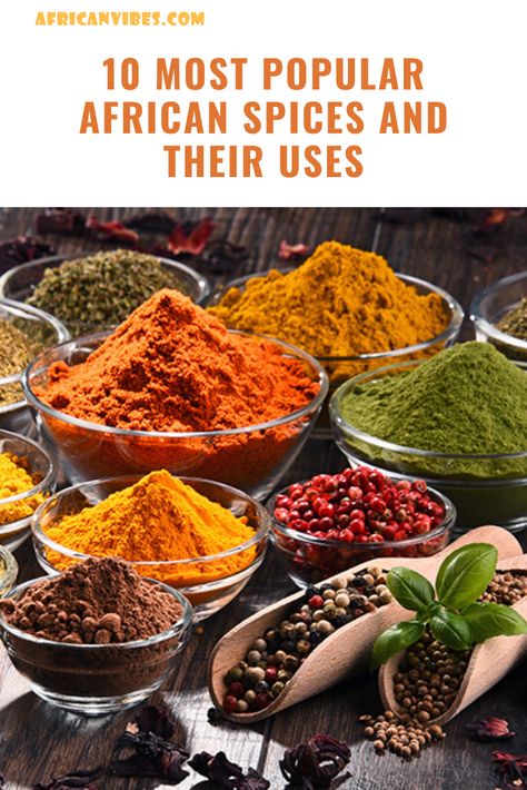 African Spices And Herbs, African Cuisine Recipes, Nigerian Spices, African Fruits, Spices And Their Uses, African Meals, Indian Spice Mix, African Kitchen, Kenyan Food