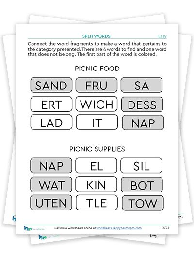 Packet #12 - HappyNeuronPro Worksheets Cognitive Activities For Adults, Working Memory Activities, Memory Games For Adults, Cognitive Worksheets, Memory Worksheets, Reasoning Activities, Inference Activities, Cognitive Exercises, Memory Exercises