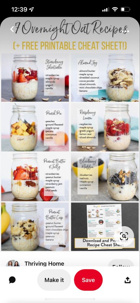 Oats With Greek Yogurt, Breakfast Greek Yogurt, Over Night Oats, Lemon Greek Yogurt, Overnight Oats Recipe Easy, Peanut Butter Blueberry, Night Oats, Almond Yogurt, Overnight Recipes