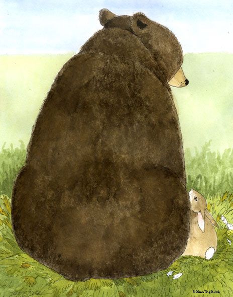 i do not think that could rilly happen in real life but with stuffed animals it is possible. Bear Sitting, Happiness Quote, Bear Illustration, Bunny And Bear, Desenho Tattoo, Bunny Art, Wow Art, Bear Art, Arte Animal