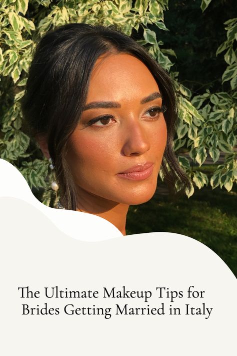 Discover the ultimate makeup tips for brides getting married in Italy. From embracing effortless elegance to achieving a sun-kissed glow, this blog post offers essential advice for a timeless and long-lasting bridal look. Explore expert tips on skincare preparation, water-resistant foundation, captivating eye makeup, kiss-proof lip colors, and more. Make your dream Italian wedding come true with these essential makeup tips for the perfect bridal glow. Sunkissed Makeup, Getting Married In Italy, Makeup Essentials, Italian Wedding, Bridal Looks, Lip Colors, Makeup Tips, Getting Married, Eye Makeup