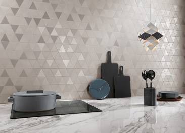 Modern Kitchen Tiles, White Kitchen Splashback, Kitchen Splashback Tiles, Atlas Concorde, Tiles Ideas, Kitchen Tiles Design, Wall Tiles Design, Kitchen Backsplash Designs, Splashback Tiles