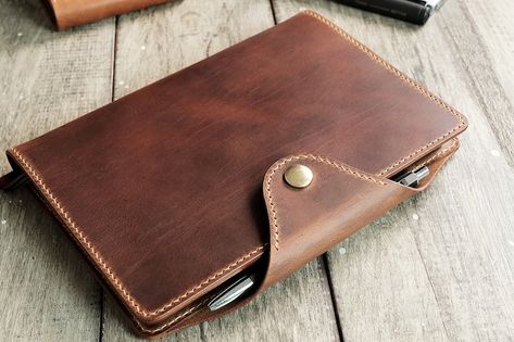 Leather notebook cover