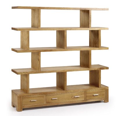 Moycor Tall Wide 160cm Accent Shelves Modular Bookshelves, Pine Bookcase, Wide Bookcase, Cube Unit, Solid Wood Shelves, Into The Wood, Pallet Shelves, Etagere Bookcase, Recycled Pallets