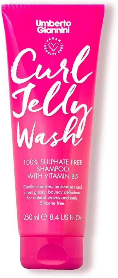 Umberto Giannini Curl Jelly Wash, Vegan, Cruelty Free, & Sulphate Free Shampoo for Curly or Wavy Hair, 250ml Best Curly Hair Shampoo, Curl Jelly, Sulphate Free Shampoo, Curly Hair Shampoo, Tanning Moisturizer, Silk Pillowcase Hair, Shampoo For Curly Hair, Hair Color Shampoo, Hair Cleanse