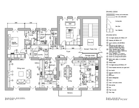 Parisian Apartment Renovation – Johanna Frezza Architect Parisian Apartment Floor Plan, Paris Mansion, 1920s Apartment, Haussmann Architecture, Apartment Floor Plan, Tall Windows, Apartment Floor Plans, Family Apartment, Apartment Renovation