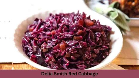 Delia Smith Red Cabbage Recipe German Red Cabbage, Vegetable Barley Soup, Red Cabbage Recipes, Delia Smith, Braised Red Cabbage, Braised Cabbage, Easy Potato Salad, German Potato Salad, Best Food Ever