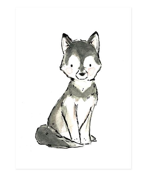 Husky Drawing, Dog Drawing Simple, Cute Dog Drawing, Dog Motif, Dog Tattoos, Art And Illustration, Dog Drawing, Pics Art, Giclée Print