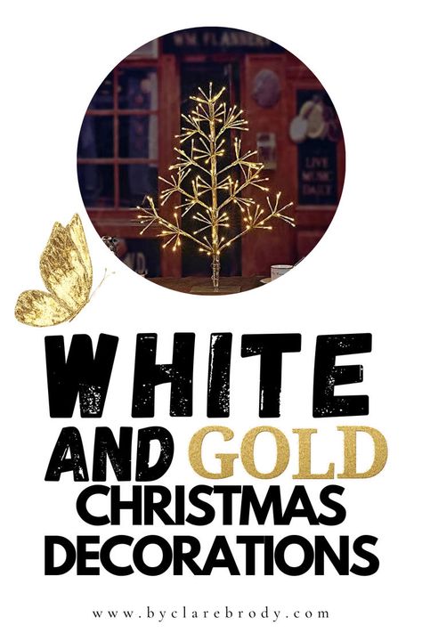 This holiday season, wrap your home in the warmth and glamour of white and gold Christmas decorations. This classic color combination is a timeless choice for creating a festive atmosphere that’s both elegant and inviting. In this post I’ll share ideas on how to integrate white and gold in to your holiday Christmas decorations. White And Gold Christmas Decorations, Gold Christmas Decor Ideas, White And Gold Christmas, Holly Wreath, Gold Christmas Decorations, Holiday Music, Luxury Holiday, Gold Diy, Plush Throw Blankets