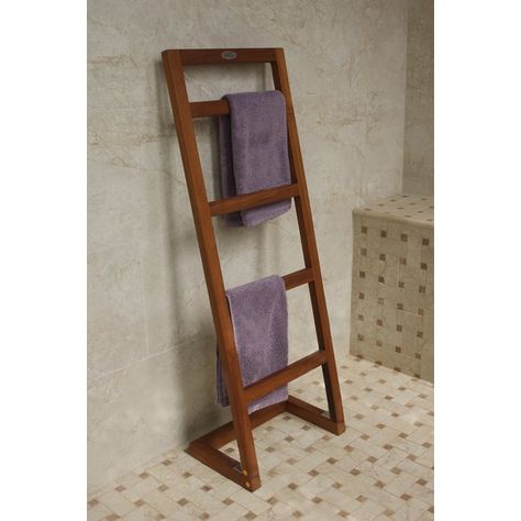 Industrial Towel Holder, Bathroom Towel Rack Ideas, Rustic Towel Rack, Wood Towel Rack, Standing Towel Rack, Diy Towel Rack, Free Standing Towel Rack, Teak Bathroom, Modern Towels