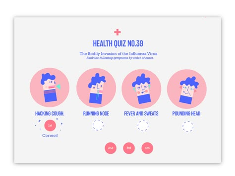 Health Quiz by Tanya Brassie Quiz Design Graphics, Quiz Template Design, Online Quiz Design, Quiz Ui Design, Quiz Social Media Design, Energy Quiz, E-learning Design, Health Quiz, Survey Design