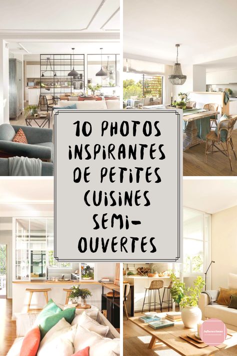 Si vous n'arrivez pas à vous décider entre une cuisine ouverte ou fermée, ces options sont faites pour vous. Avec tous les avantages des deux options, ces cuisines sont confortables, pratiques et très spacieuses ! Cuisine ouverte ou fermée ? Diy Home Decor, Blogging, Home Diy, Sweet Home, Home Decor, Home Décor, Organisation