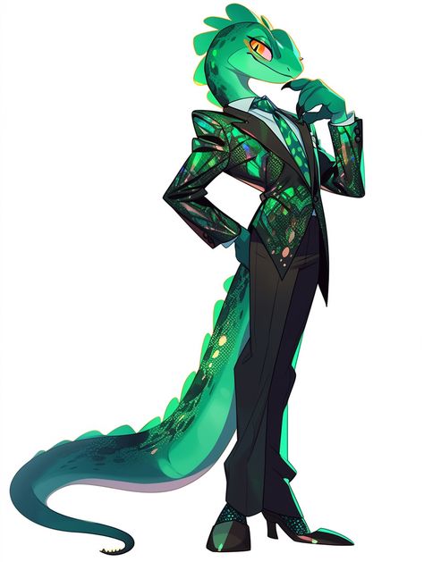 Anthro Lizard Character Design, Salamander Fursona, Lizard Oc Art, Reptile Fursona, Chameleon Character Design, Lizard Character Design, Anthro Lizard, Fantasy Creatures Humanoid, Lizard Oc