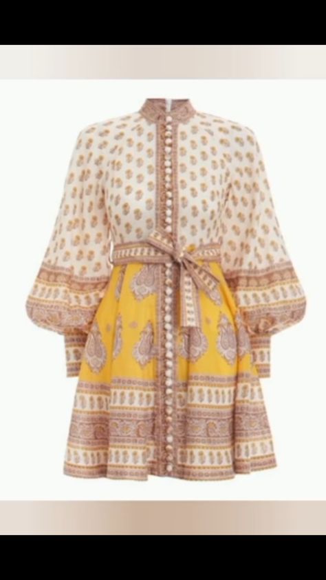 Buttoned Dress, Frock For Women, Pakistani Fashion Casual, Pakistani Dresses Casual, Girls Frock Design, Batik Fashion, Casual Wear Dress, Sleeves Designs For Dresses, Zimmermann Dress