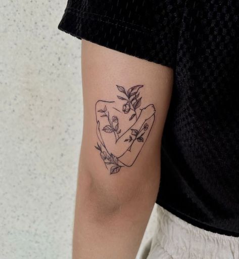 Self Worth Tattoo, Self Care Tattoo, Tattoo Cute, Tattoos To Cover Scars, Self Love Tattoo, Petite Tattoos, Bff Tattoos, Red Ink Tattoos, Healing Tattoo