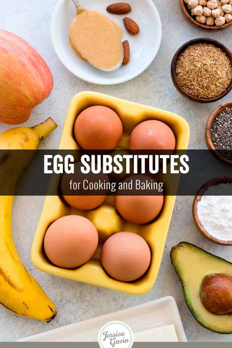 Finding effective egg substitutes can be a challenge, especially for baking. However, the good news is that many egg replacement options can provide similar functionality to the real thing. This guide offers alternative egg choices and how to use them in recipes. #eggreplacer #eggsubstitutes via @foodiegavin Gluten Free Dairy Free Egg Free, Gluten Egg Dairy Free Recipes, Gluten Free Dairy Free Egg Free Recipes, Gluten Free Egg Free Recipes, Healthy Baking Substitutes, 2024 Lifestyle, Egg Substitutes, Egg Substitute In Baking, Making Disciples