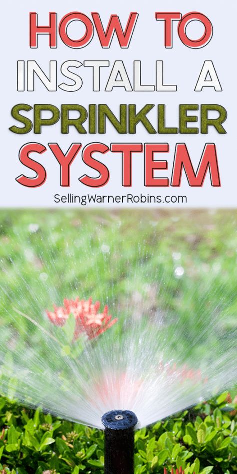 Diy Sprinkler System Underground, Rainbird Sprinkler System, Sprinkler System Design, In Ground Sprinkler System, Sprinkler System Installation, Sprinkler System Diy, Lawn And Garden Ideas, Lawn Sprinkler System, Sprinkler Repair