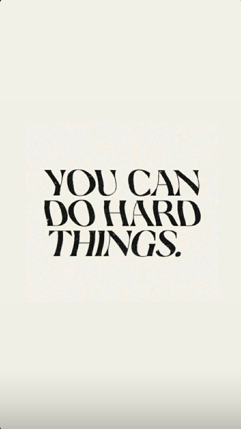 Quote Do Hard Things Quotes, Hard Things Quotes, K Words, Bujo Quotes, I Can Do Hard Things, White Background Quotes, Beautiful Phrases, Laptop Background, Do Hard Things