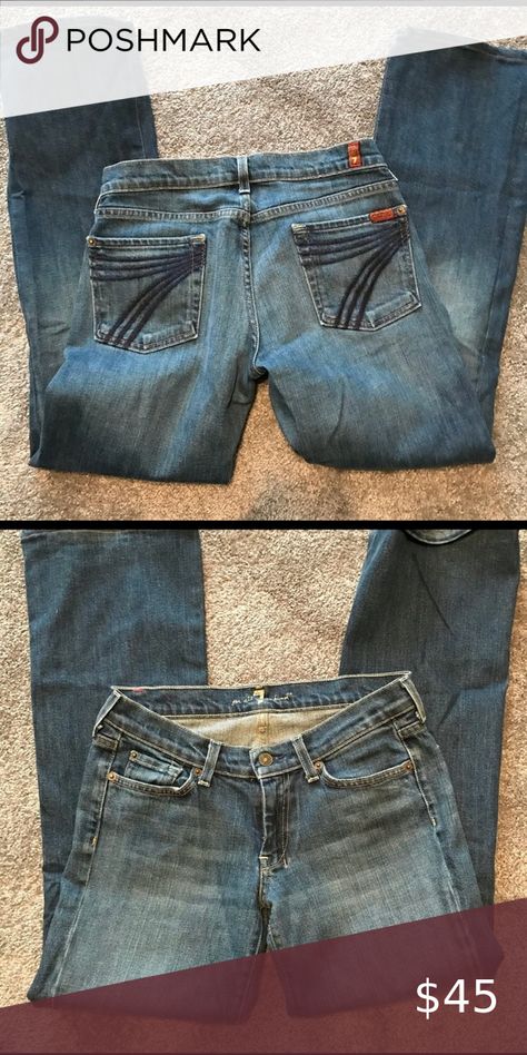 Dojo 7 seven for all mankind jeans size 28 Seven For All Mankind Jeans, Seven Jeans, 7 Seven, Western Wear Outfits, 7 Jeans, Size 28 Jeans, 7 For All Mankind Jeans, Country Outfits, Pocket Jeans