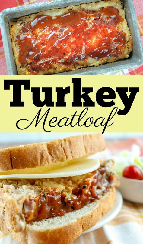 Low Calorie Meatloaf, Weight Watchers Turkey Meatloaf, Meatloaf With Oats, Weight Watchers Meatloaf, Ground Turkey Meatloaf, Moist Meatloaf, Deli Turkey Recipes, Homemade Cream Corn, Healthy Turkey Recipes