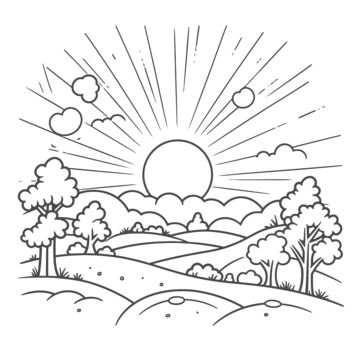 beautiful sunrise drawing,beautiful sunrise outline,beautiful sunrise sketch,beautiful sunrise coloring page,beautiful sunrise outline art,beautiful sunrise coloring book,beautiful sunrise black and white,beautiful sunrise line art,outline,sketch,line drawing,line art,coloring page,outline art,children s coloring page,thick lines,coloring book,black and white,plant,tree,branch,organism,gesture,font,grass,symmetry,art,circle Hill Drawing, Sunrise Drawing, Sunrise Tattoo, Wing Drawing, Sun Drawing, Drawing Png, Sunrise Landscape, Sunrise Pictures, Sunrise Art