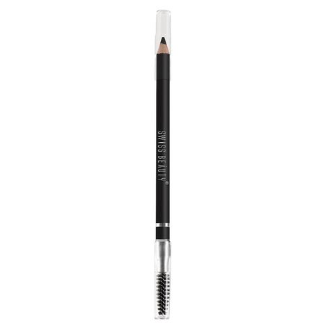 Swiss Beauty Eyebrow Definer Pencil With Spoolie | Smudge Proof, Waterproof And Pigmented Eyebrow Pencil |Shade - Black, 1.5Gm | Swiss Beauty, Beauty Eyebrow, Pencil Shading, Brow Definer, Brow Pencils, Eyebrow Pencil, Amazon Finds, Eyebrows, Coco