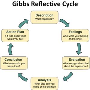 gibbs_reflective_cycle oh god I'm going to be seeing this in my dreams!!!! Gibbs Reflective Cycle, Reflective Essay, Reflection Paper, Reflective Journal, Reflective Practice, Best Essay Writing Service, Admissions Essay, Thesis Statement, English Classroom