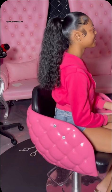 Form Hairstyles, Poni Hairstyle, Jayda Outfits, Braided Ponytail Weave, Cute Ponytail Styles, Mommy Hair, Girls Therapy, Cute Weave Hairstyles, Ponytail Ideas