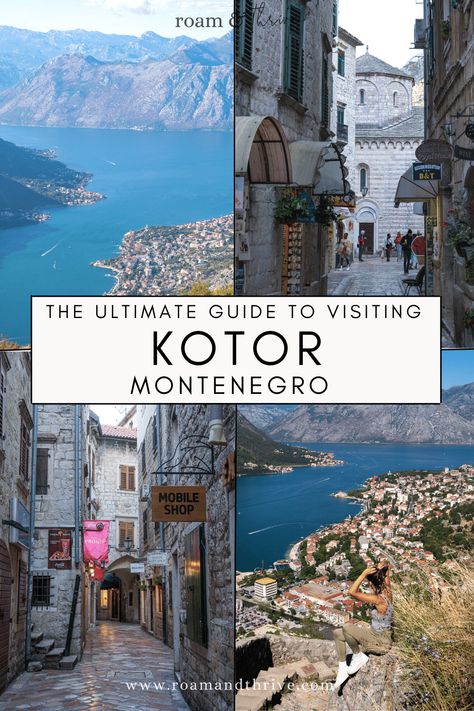 Kotor Montenegro Old Town, Bay Of Kotor Montenegro, Kotor Bay Montenegro, Kotor Montenegro Photography, Kotor Montenegro Aesthetic, Kotor Aesthetic, Cruise Greece, Montenegro Roadtrip, Montenegro Aesthetic